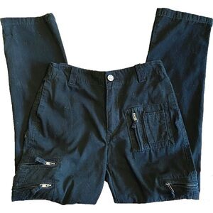 US ARMY Airborne Military Tactical Free Knights Black Pants Size 27 Outdoor